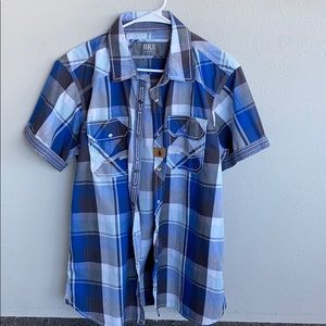 BKE Men’s snap button dress shirt
